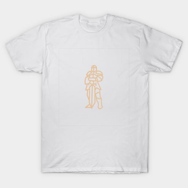 geometric knight T-Shirt by Aksa Inov